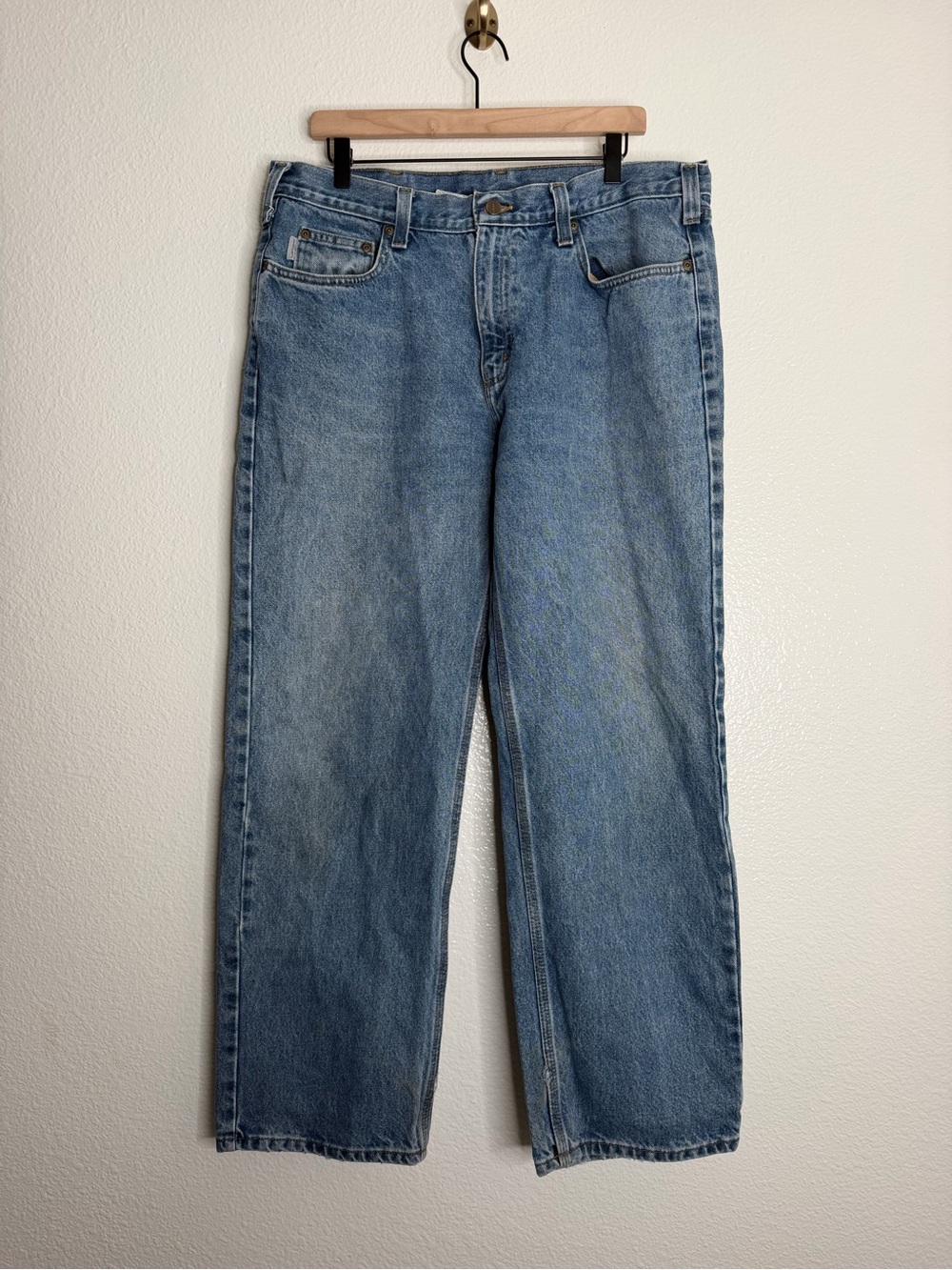 Carhartt Men's Relaxed Fit Straight Leg Jean B460 DPS size 38x30 - Picture 1 of 8